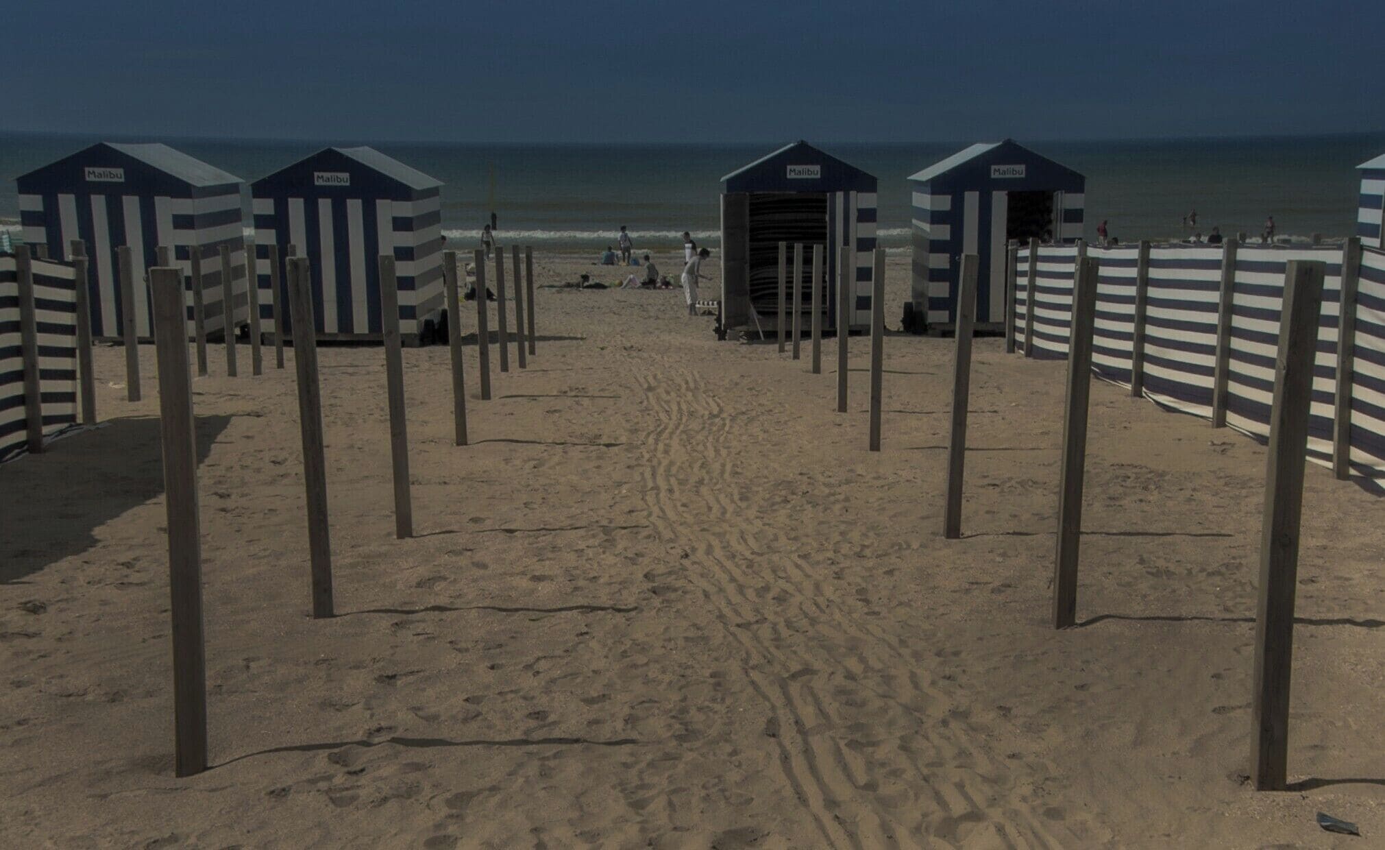 Echoes of a former world, at De Panne beach,Belgium.  #BeachTips
