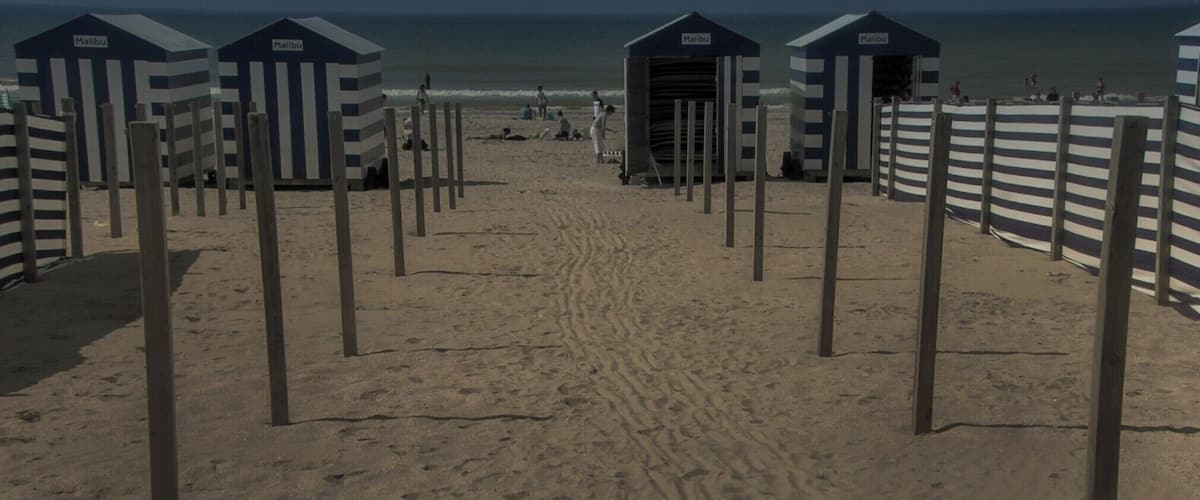 Echoes of a former world, at De Panne beach,Belgium.  #BeachTips