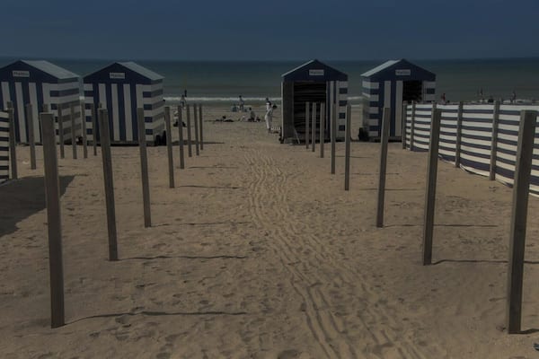 Echoes of a former world, at De Panne beach,Belgium. #BeachTips
