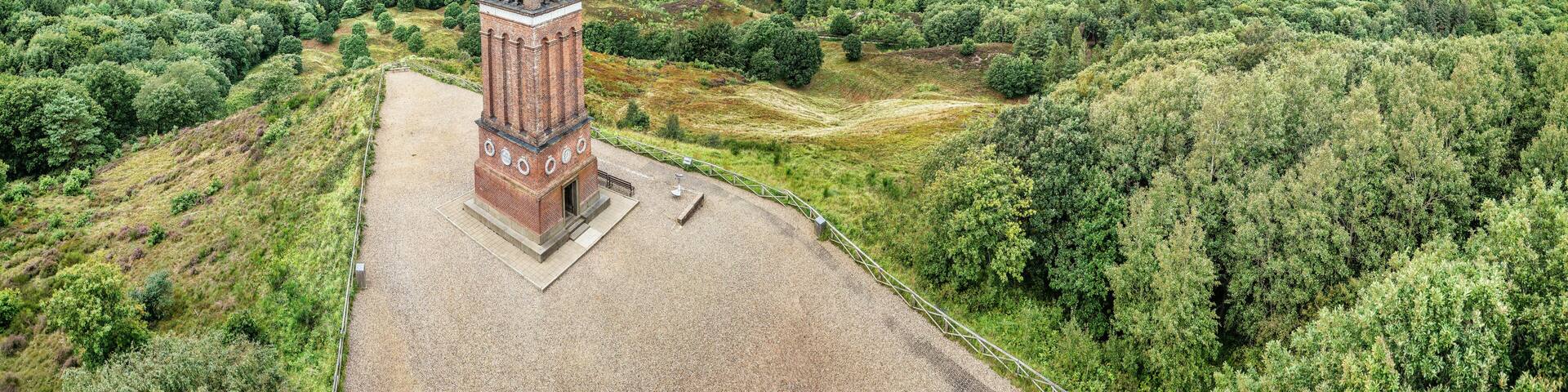Himmelbjerget tower, one of the highest places in Denmark