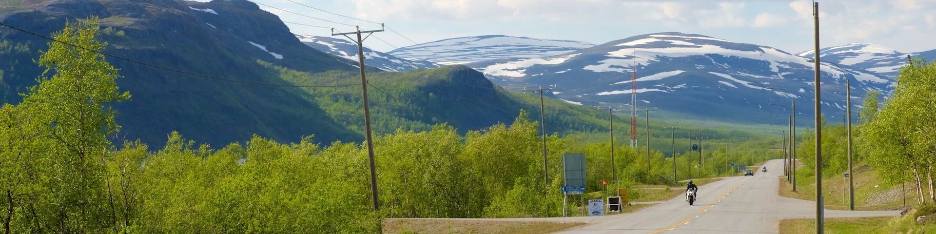 Kilpisjarvi featuring tranquil scenes, mountains and landscape views