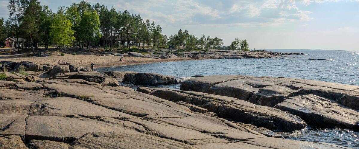 Fäboda beach on the west coast of Finland, Pietarsaari
