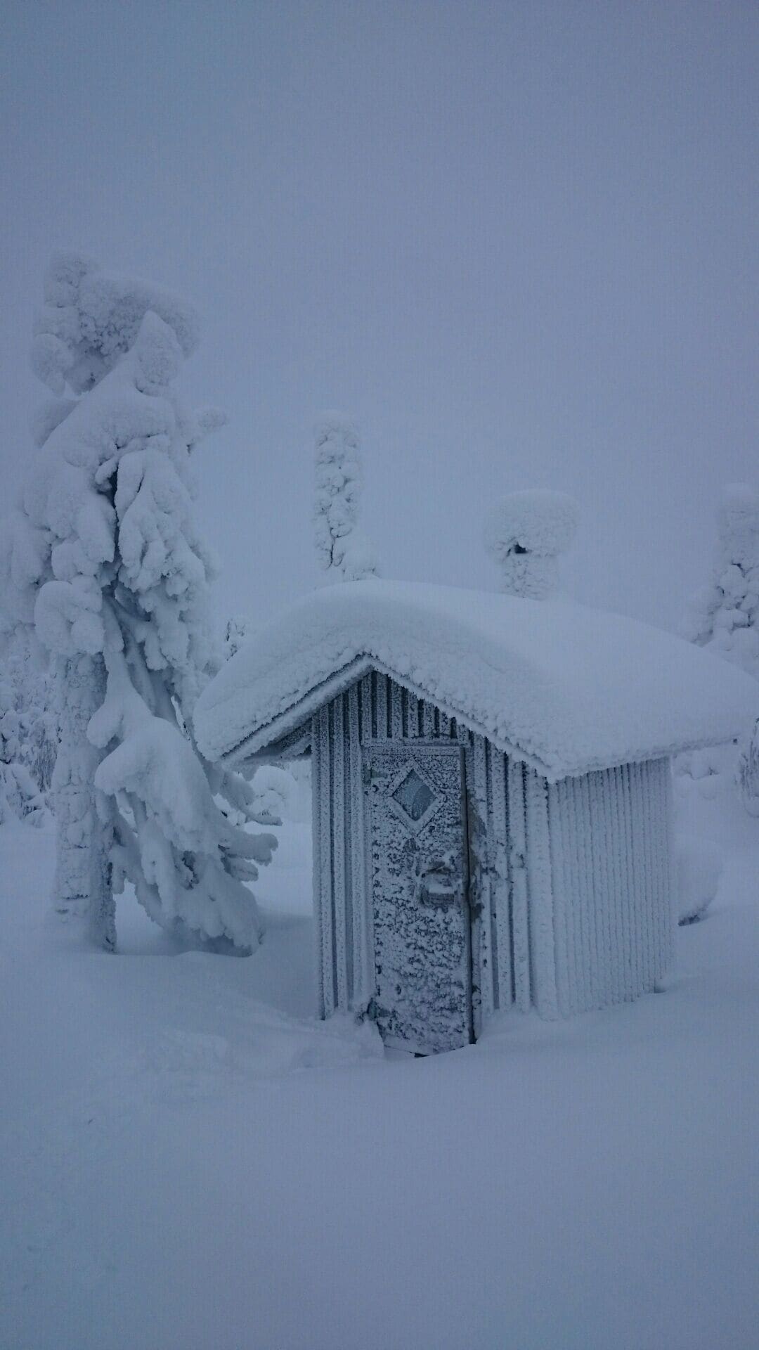 Outdoor toilet Finnish style.