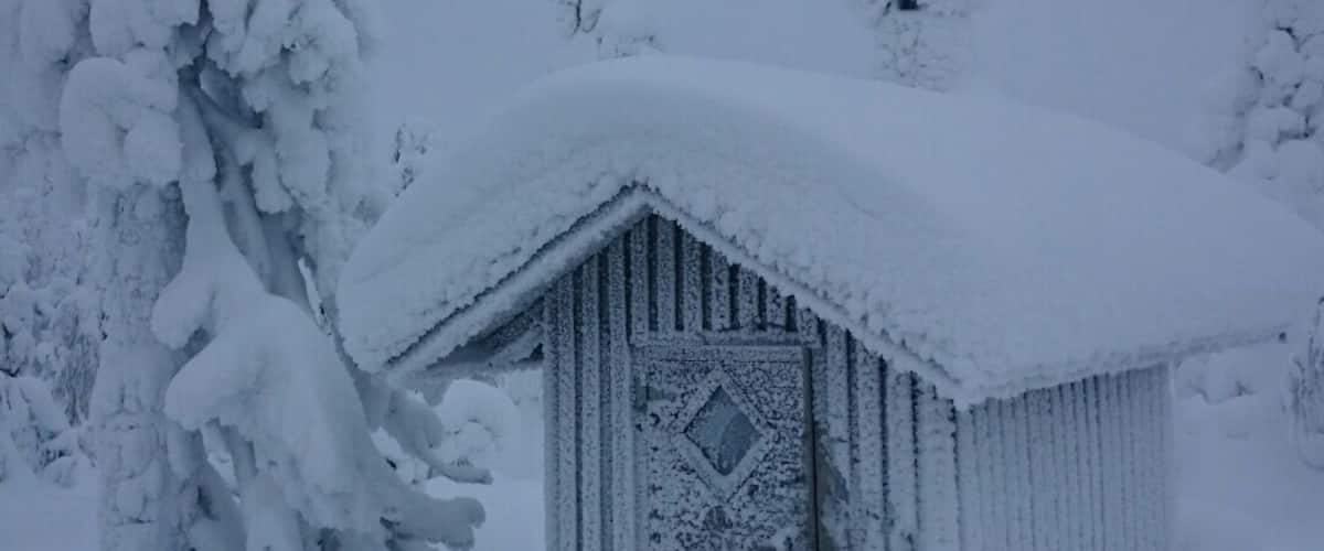 Outdoor toilet Finnish style.