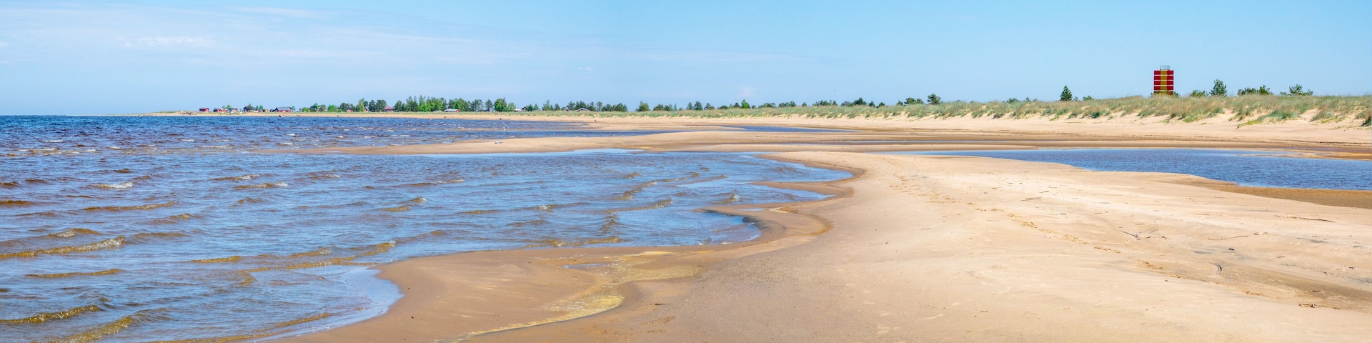 Beaches and dunes of Vihaspauha beach in Kalajoki, Finland