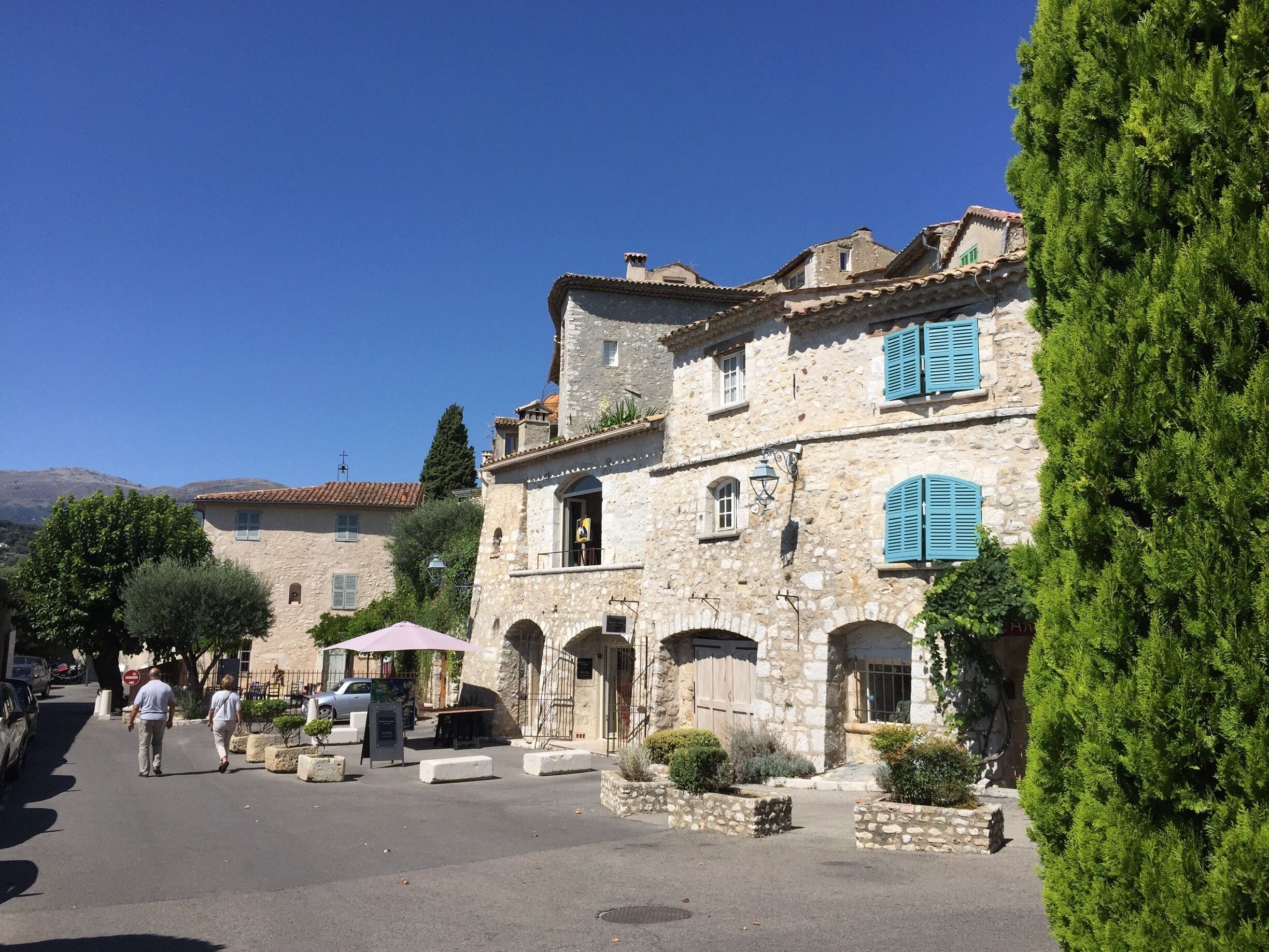 Beautiful walled town...now for shopping and dining. Great views!