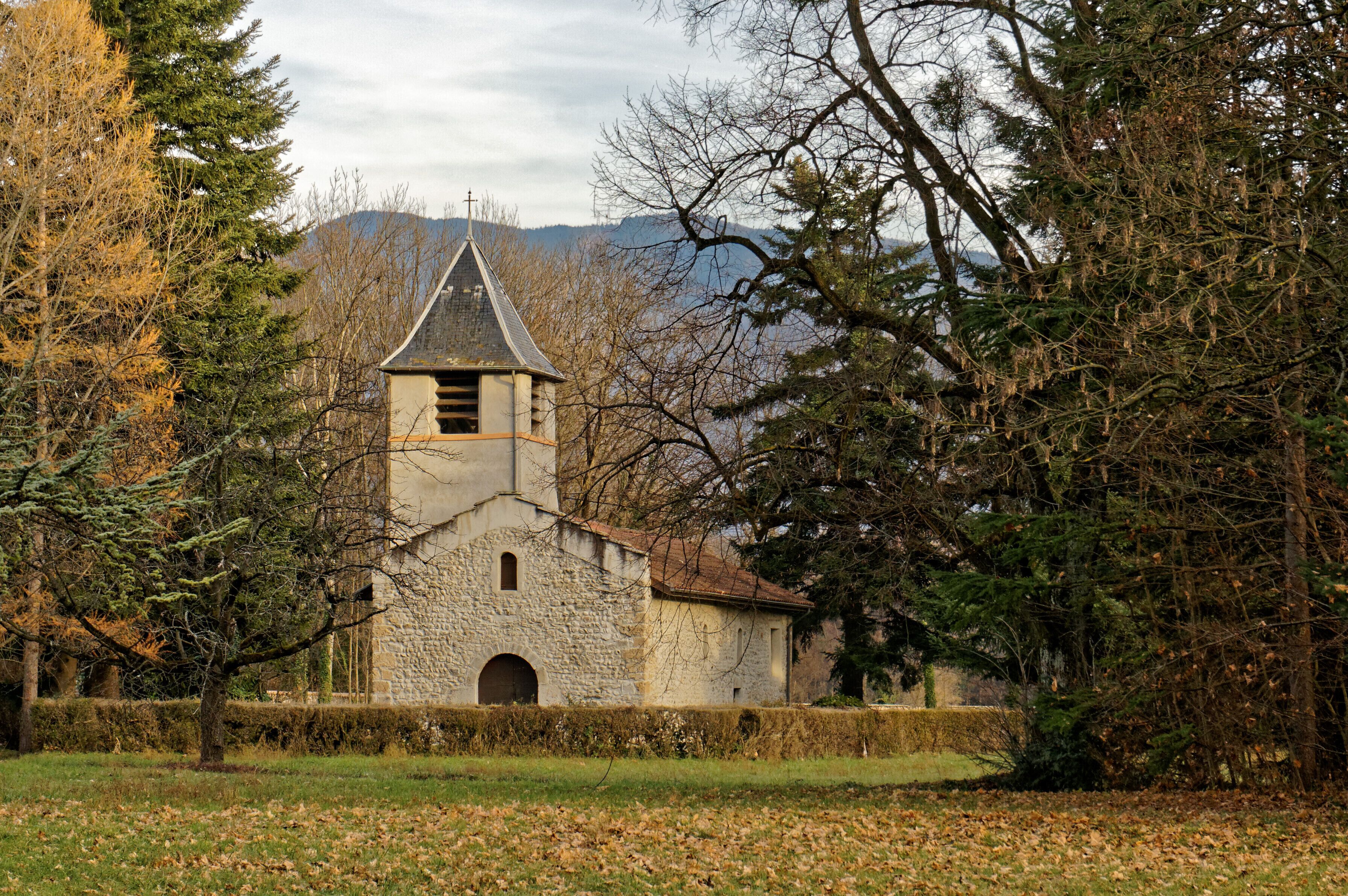 Chapelle Saint-Maurice au hameau de Fontagneux à Varces-Allières-et-Risset.