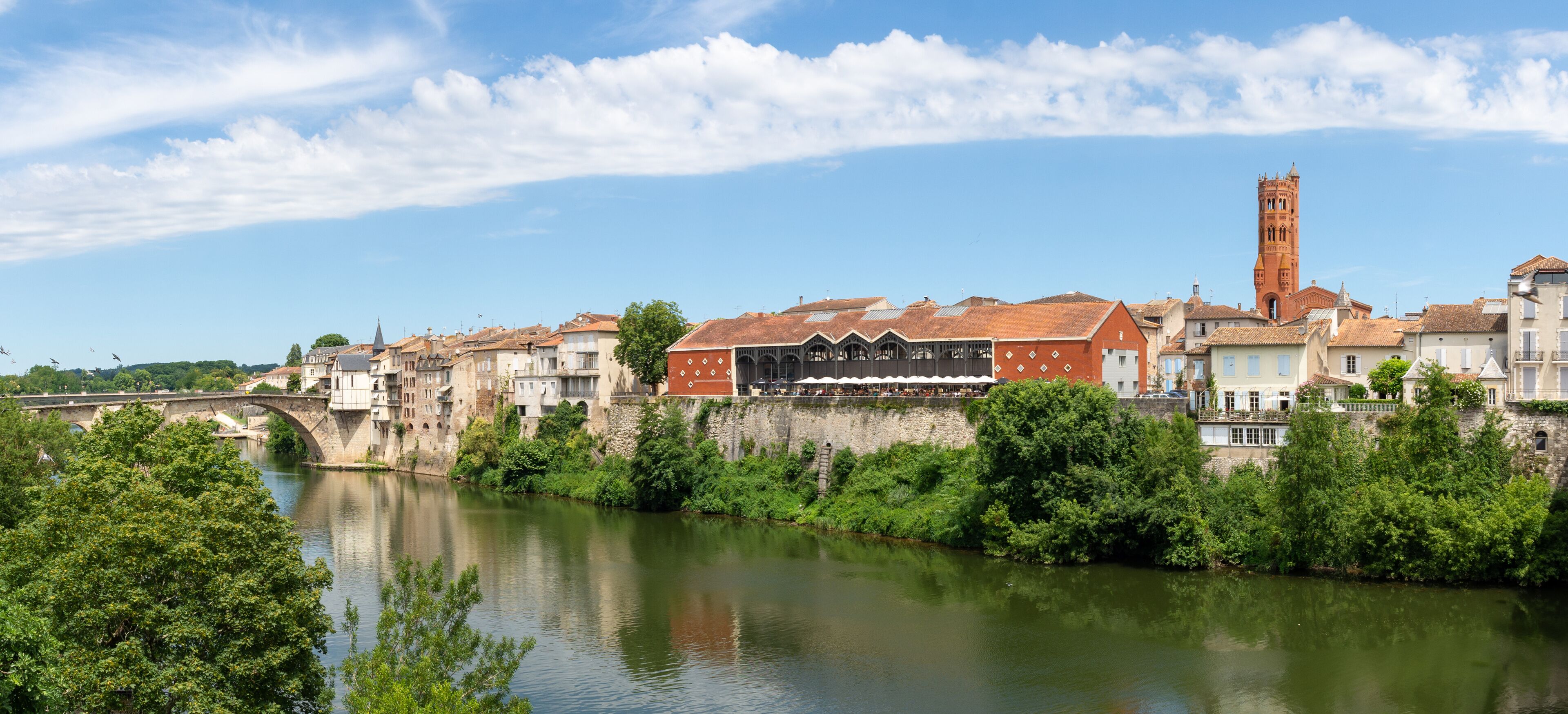 Panorama de la ville de Villeneuve sur Lot