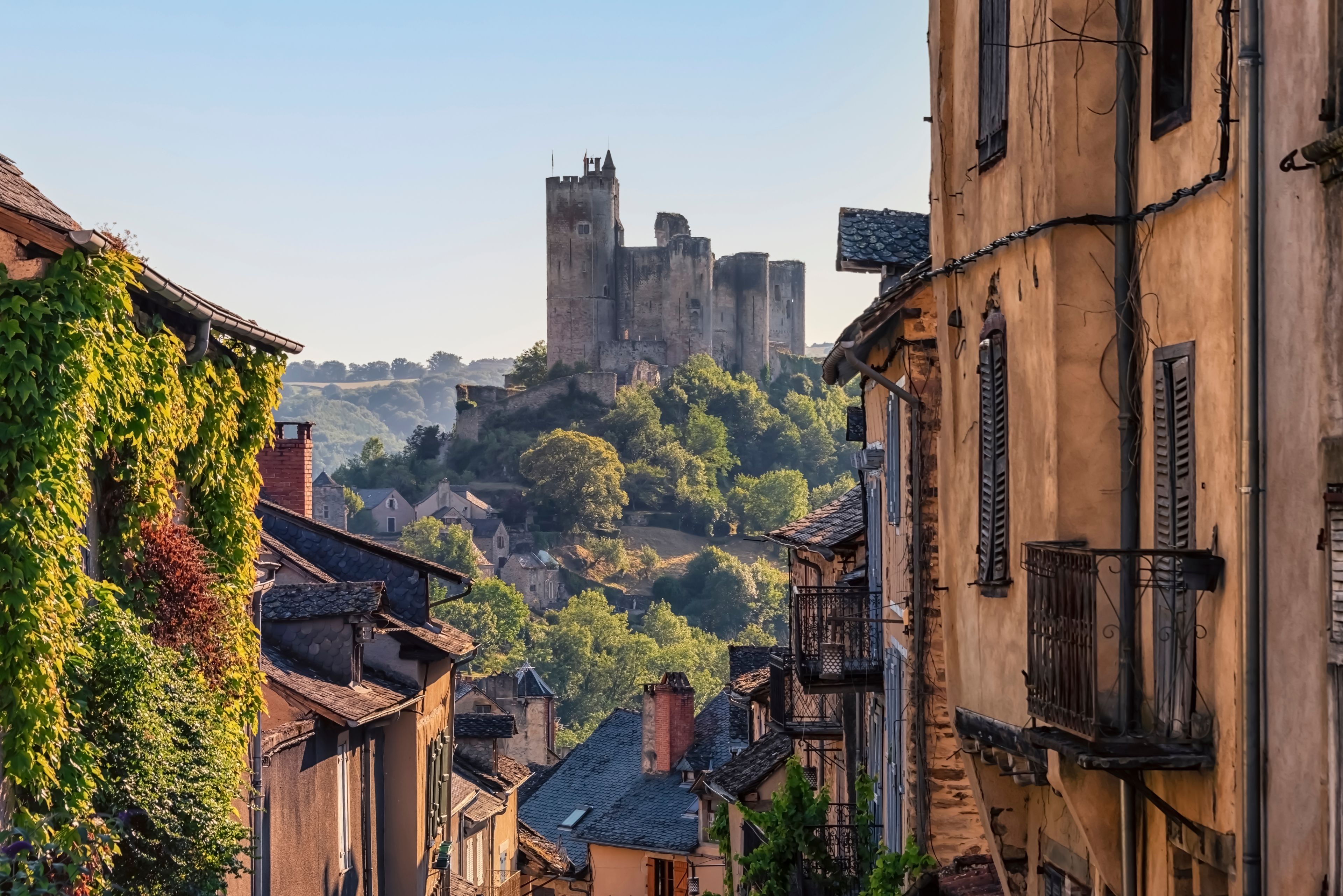 Najac village in the south of France