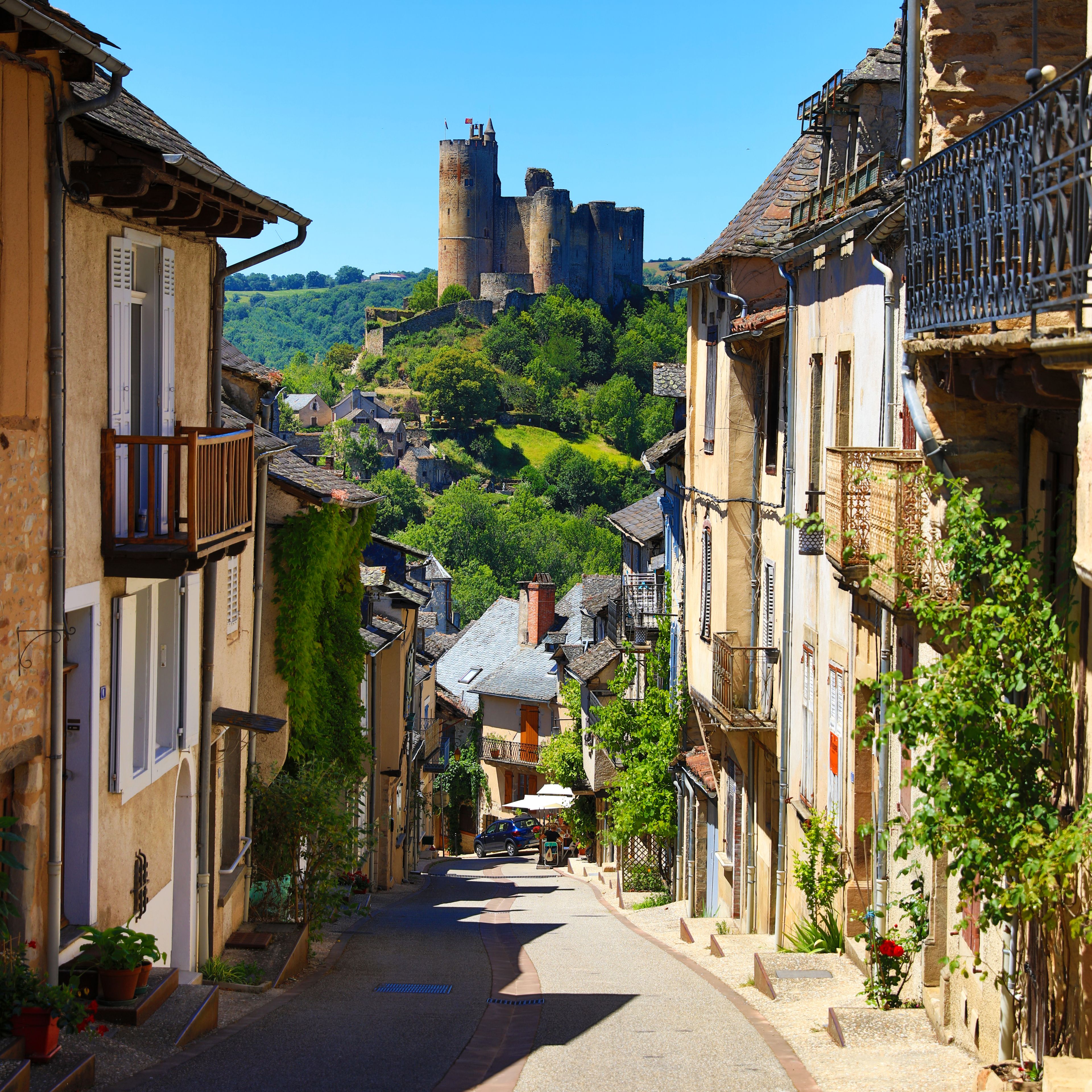 Najac, France medieval village touristic