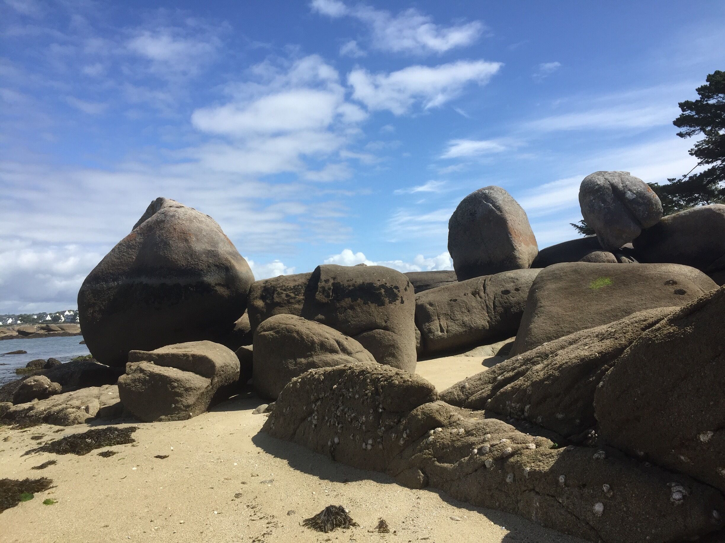 Walk around the whole headland by scrambling over the rocks. 