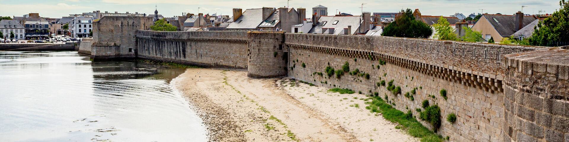 Concarneau, France. View over the walls