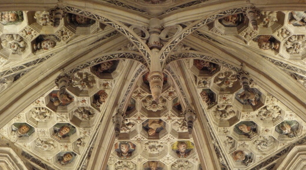 Intérieur de l'église notre-Dame-des-Marais de La Ferté-Bernard (72). Voûtes.