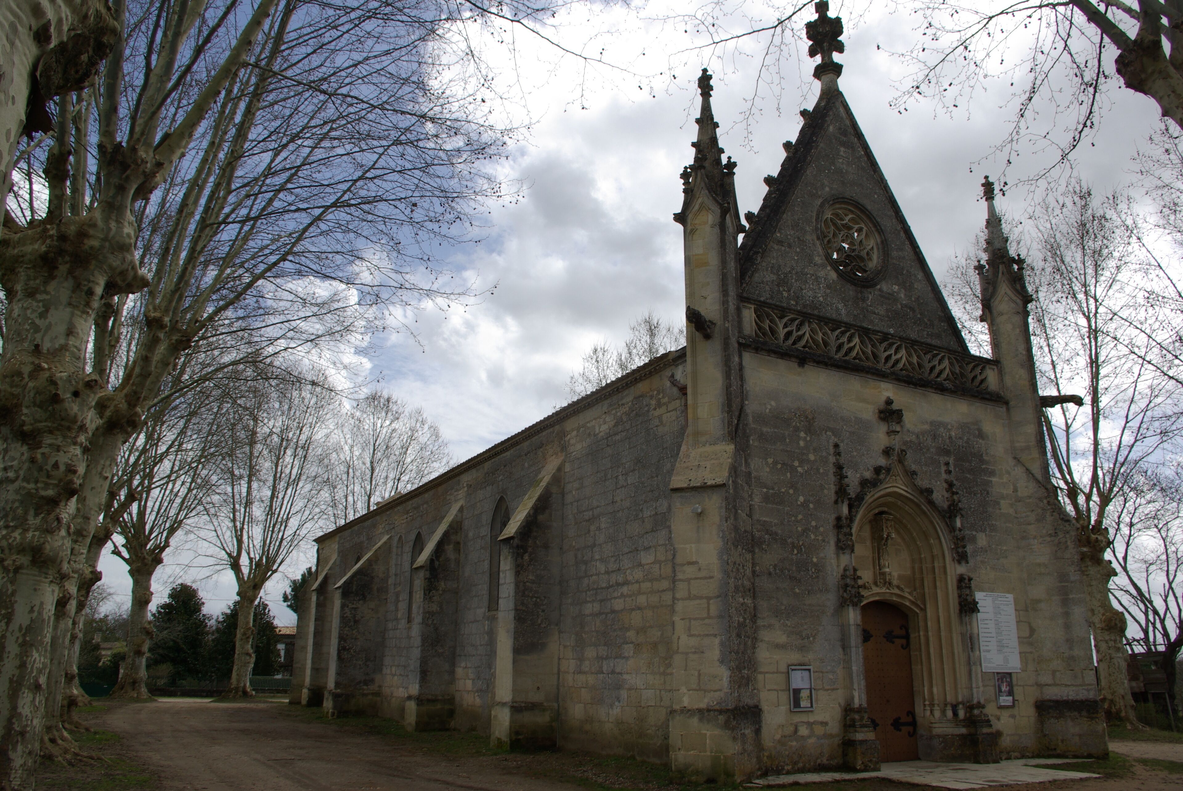 Condat Chapel in Libourne (Gironde, France). National Heritage Site of France.