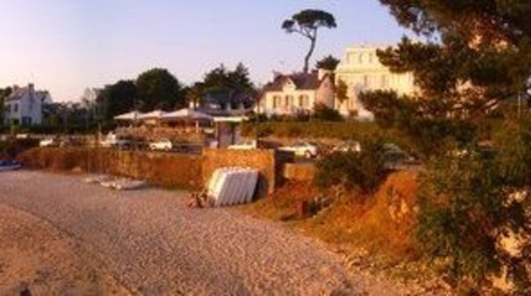 Lovely sunset on the beach