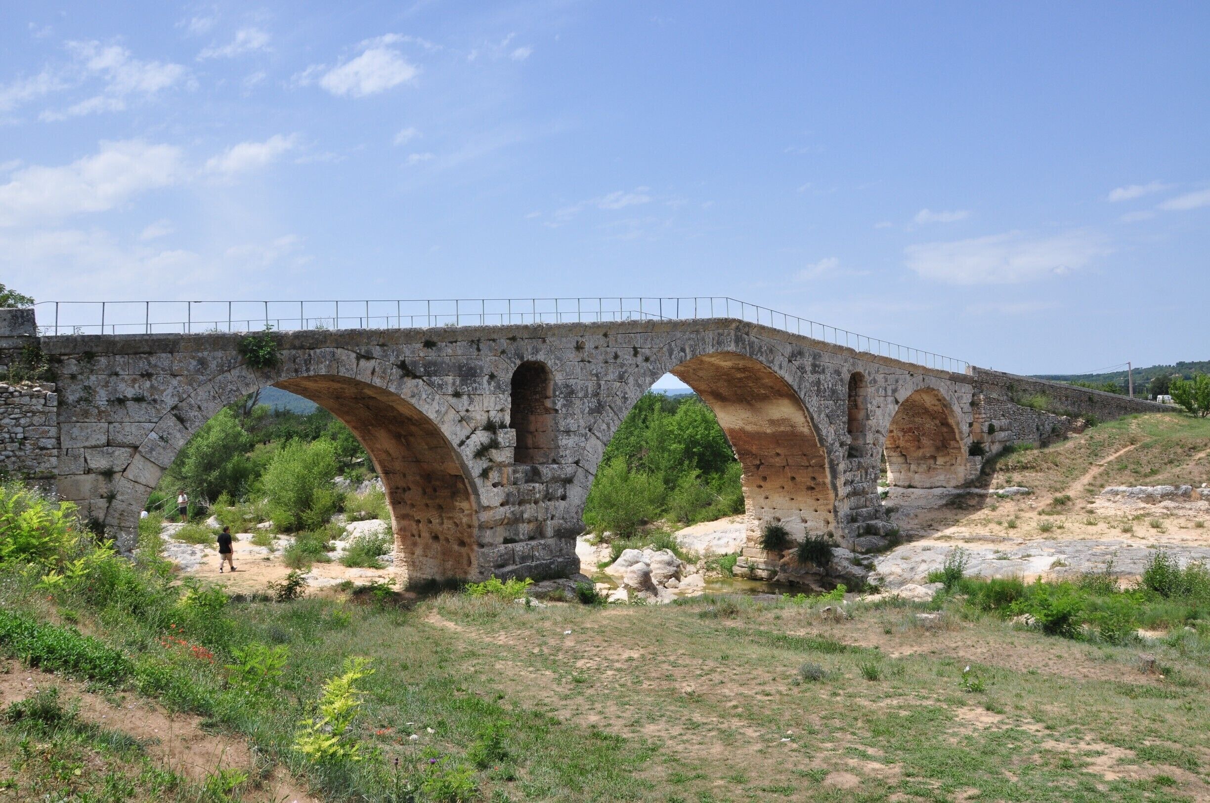 The Pont Julien, built by the Romans in 3BC, is just down the road from Bonnieux and Roussillon. It was used for car traffic until 2005!