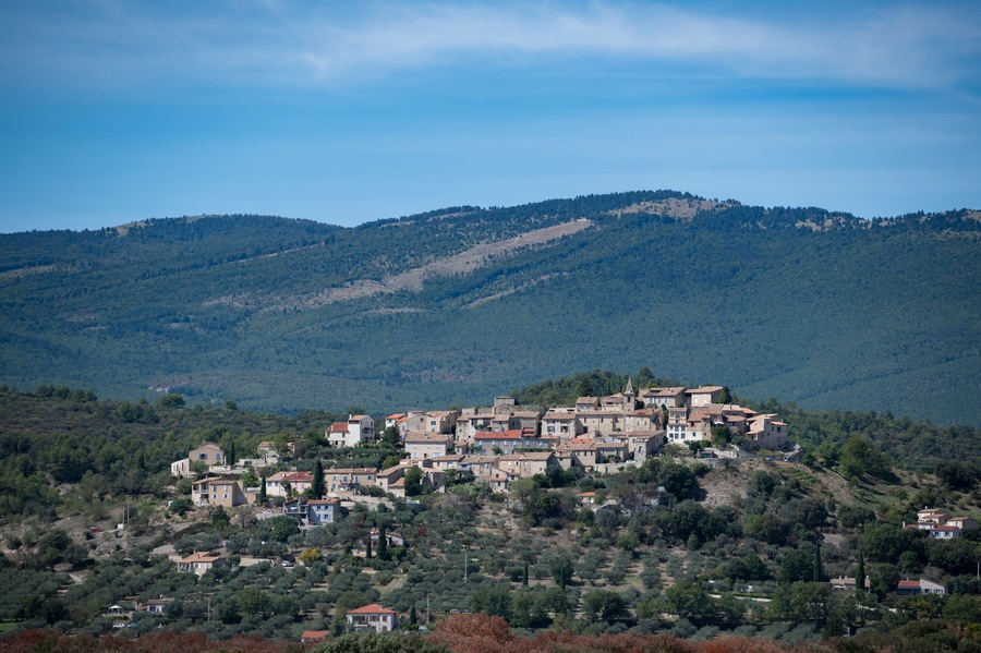 Montfort Village in the Alpes-de-Haute-Provence department in southeastern France