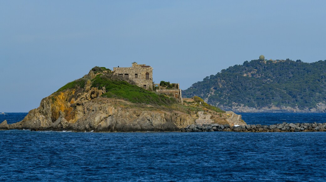 Ribaud islands in Giens Peninsula, Hyeres, France. High quality photo