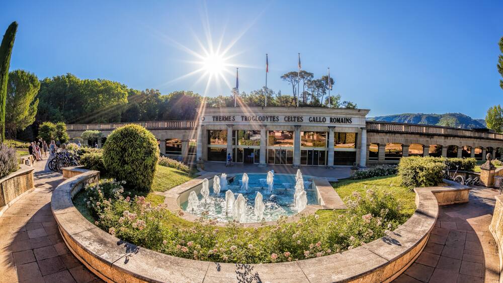 Gréoux les Bains, Spa in Provence, France