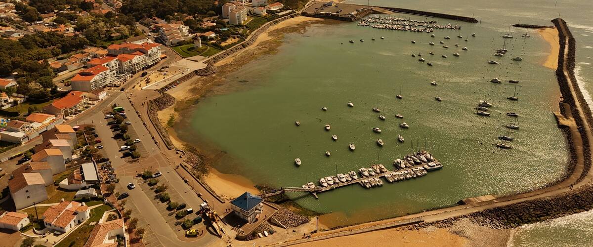 Vue aérienne de Jard-sur-mer