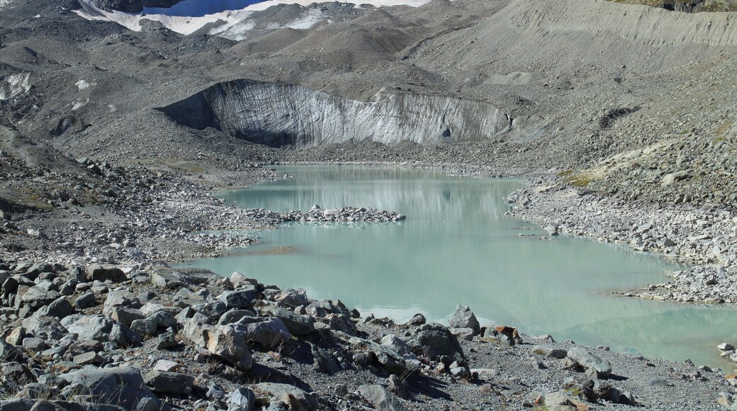 Lac du Glacier d'Arsine (2465 m.) Natural Phenomenon in Ecrins National Park, France.