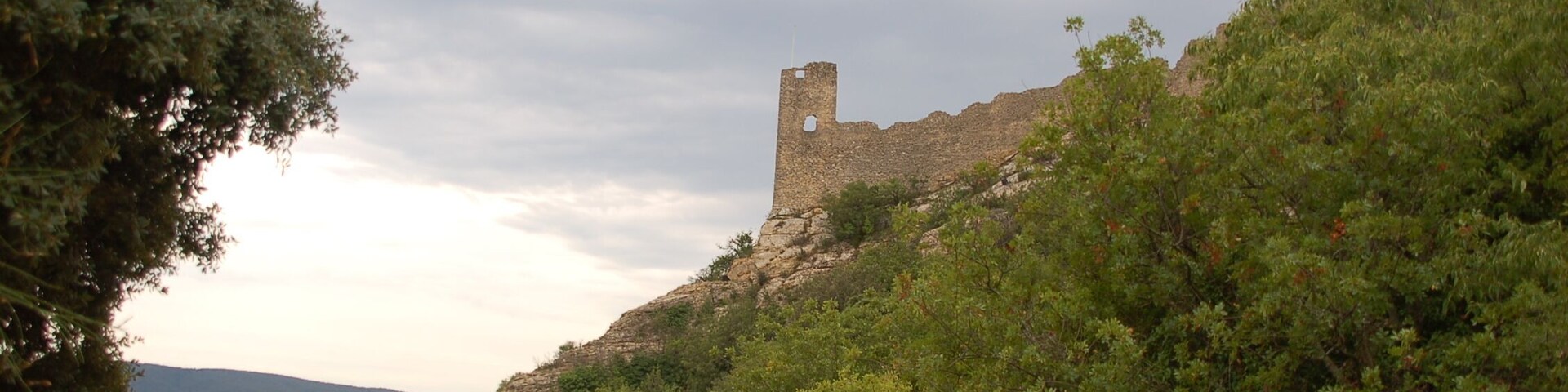 Paysage sur les hauteurs de Mornas