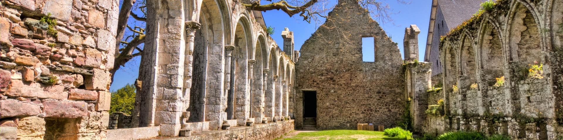 Abbaye Maritime de Beauport, in Paimpol, France