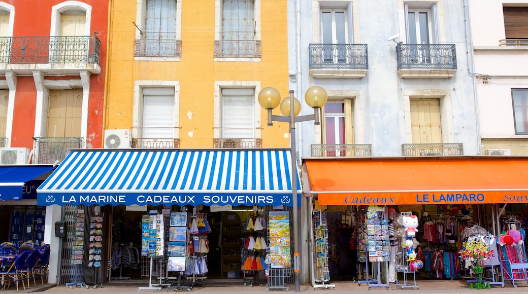 Sète which includes shopping and street scenes