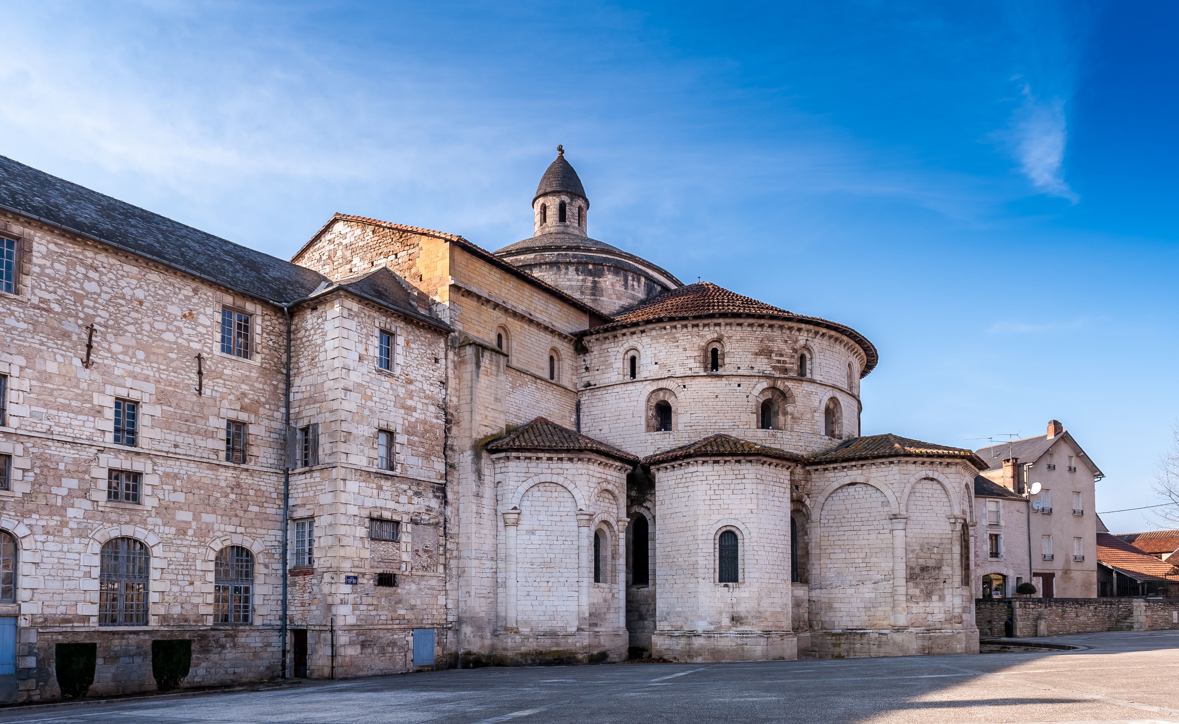 Abbatiale Sainte-Marie, à Souillac, en Occitanie, département du Lot, France