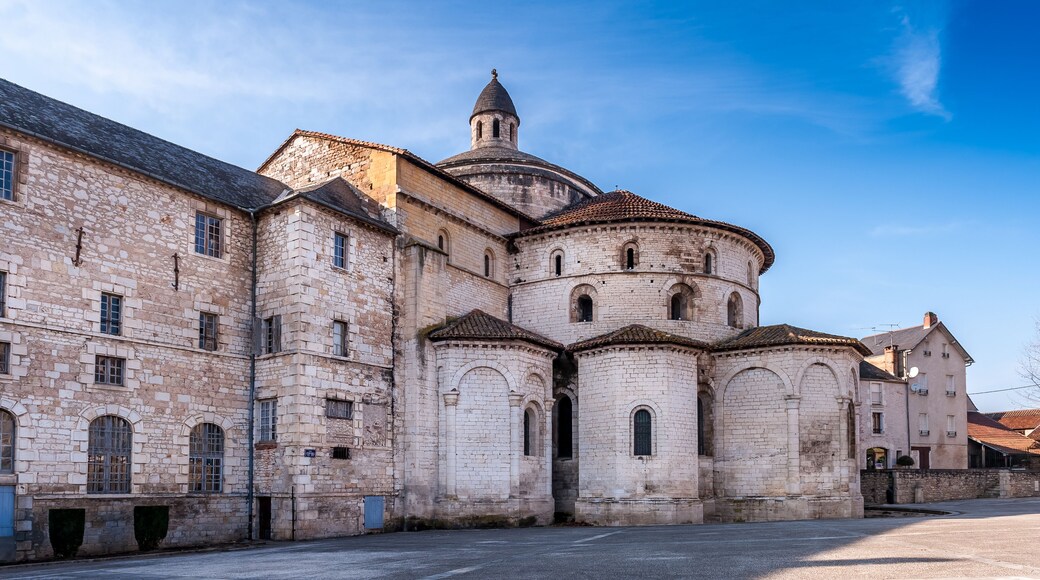 Abbatiale Sainte-Marie, à Souillac, en Occitanie, département du Lot, France