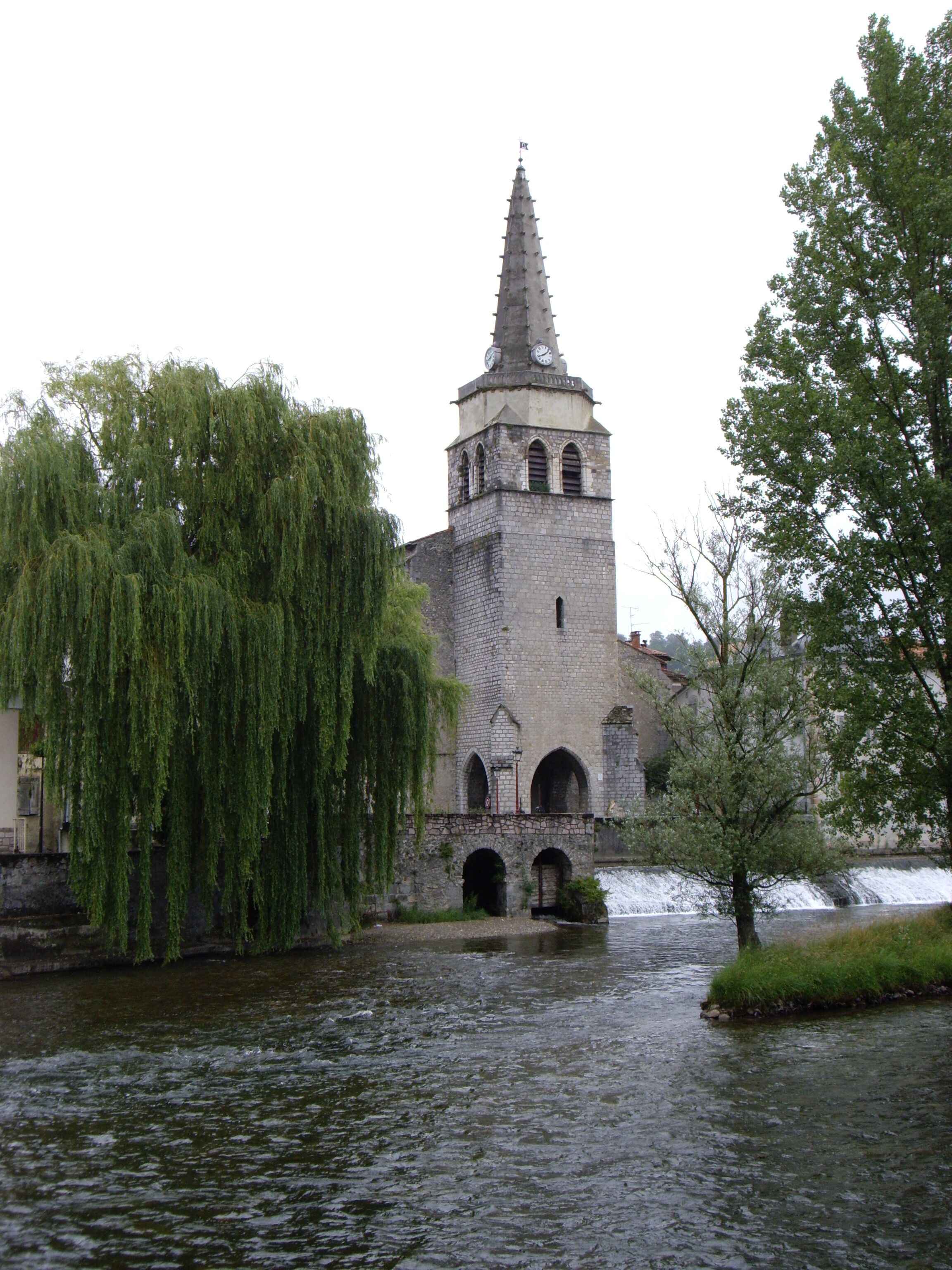 Saint-Girons Church, Saint-Girons, Ariège, France.