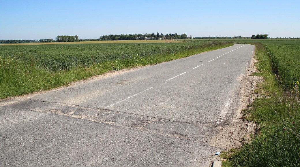 Country road 36 June 4, 2013 in Saclay, France.
