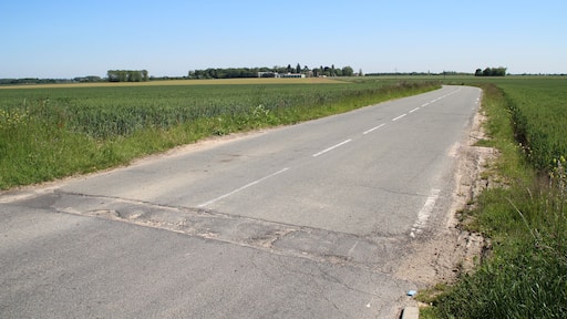 Country road 36 June 4, 2013 in Saclay, France.