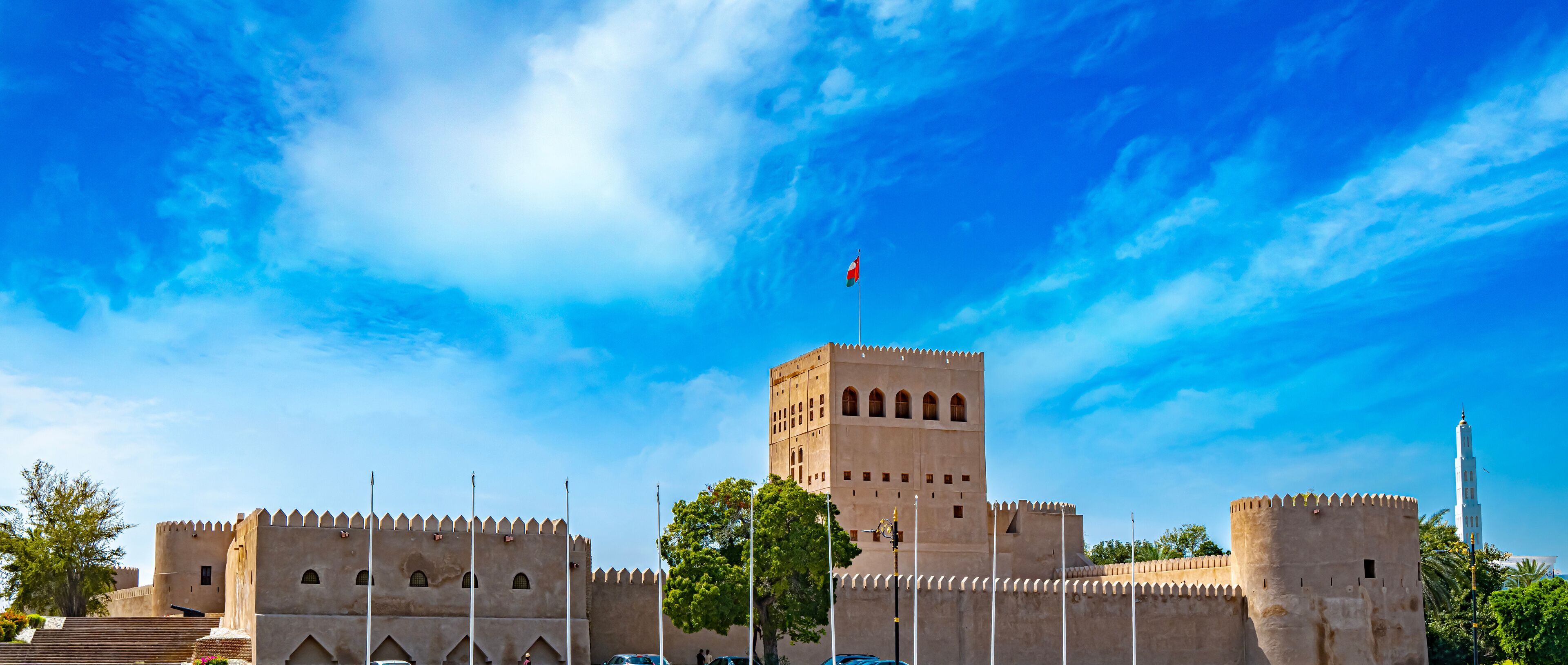 The fort at Al-Hujrah in Sohar, Oman