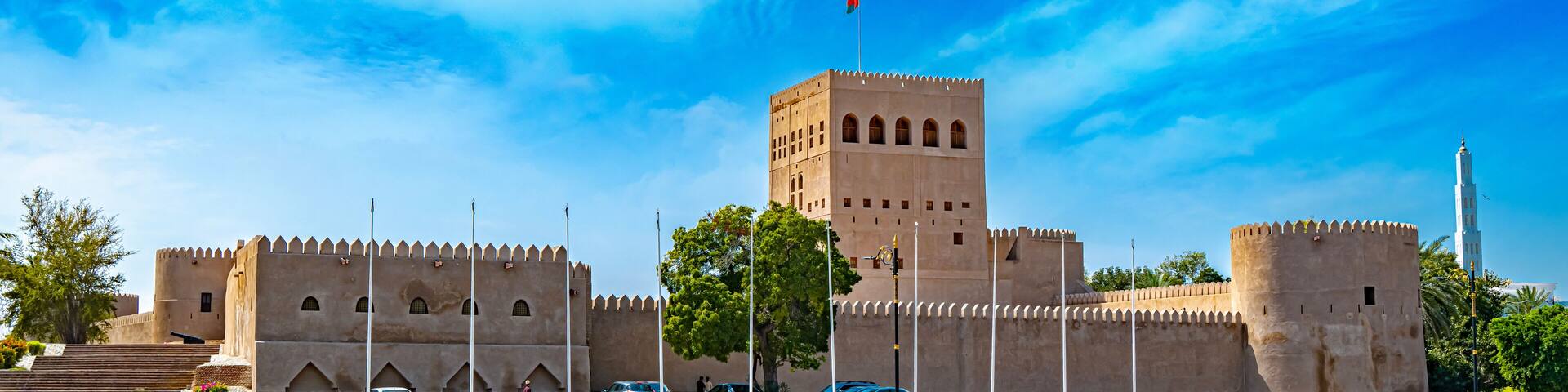 The fort at Al-Hujrah in Sohar, Oman