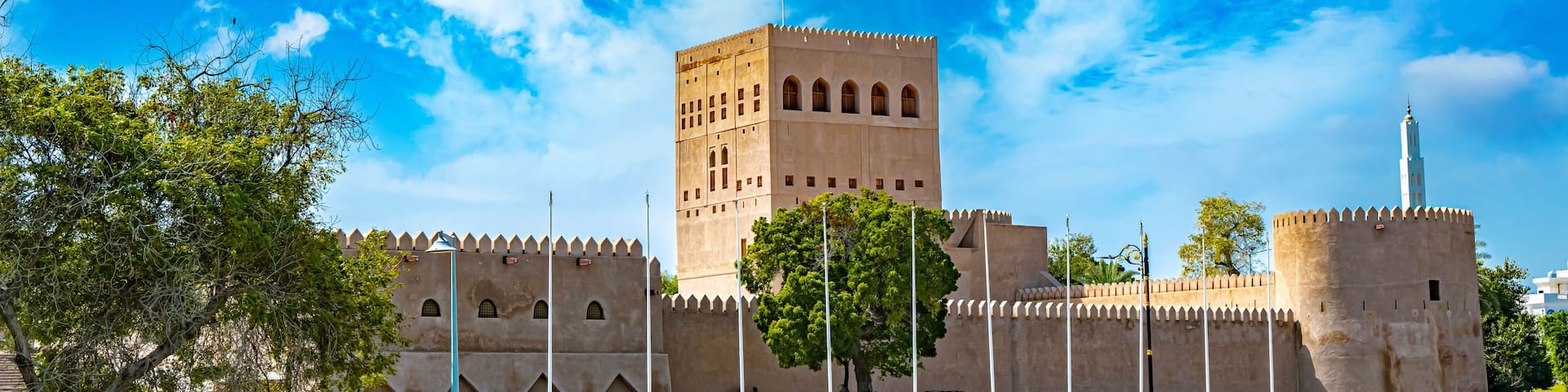 The fort at Al-Hujrah in Sohar, Oman