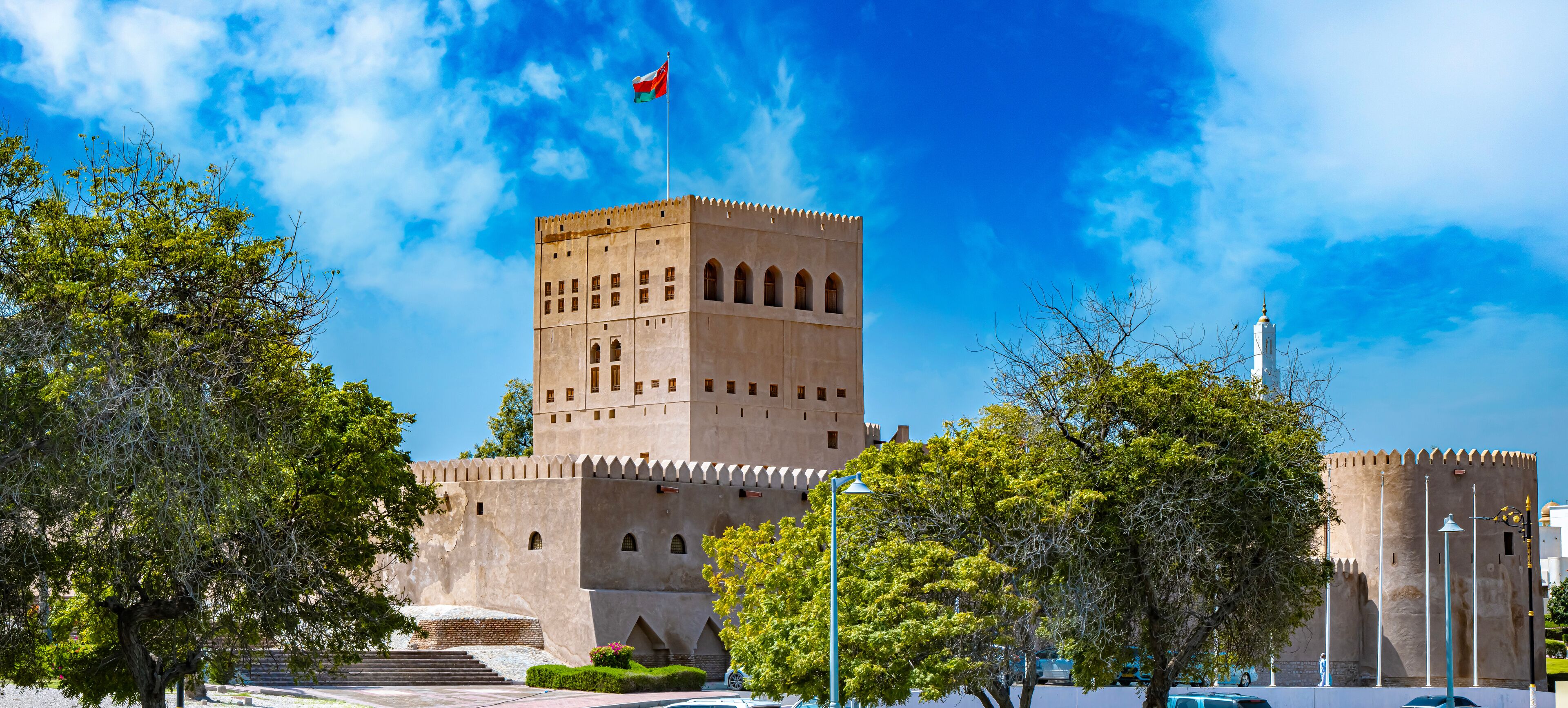 The fort at Al-Hujrah in Sohar, Oman
