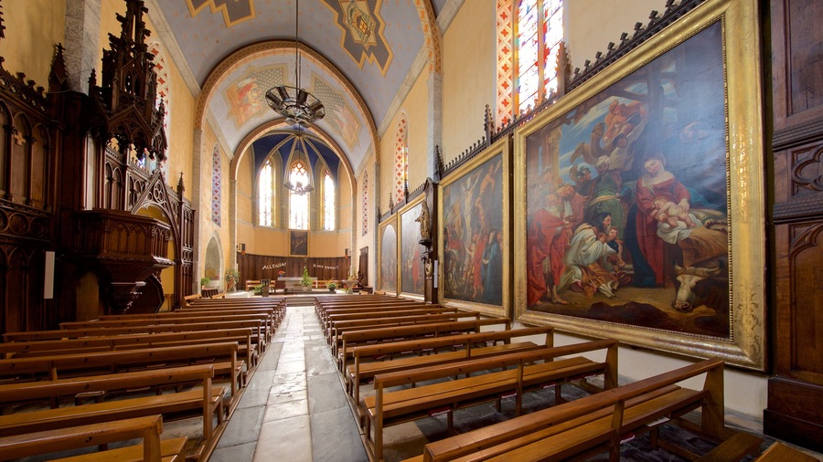 Tarbes toont kunst, een kerk of kathedraal en interieur