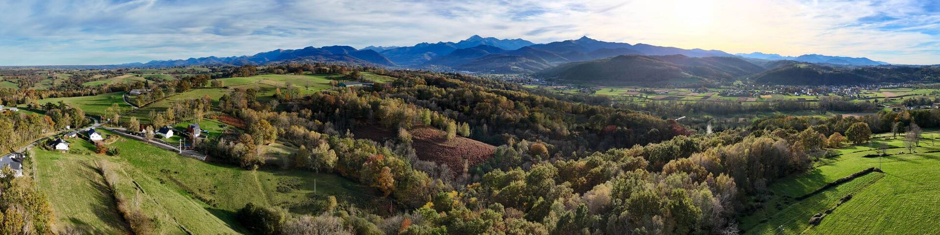 Vallée bigorre en fin de journée
