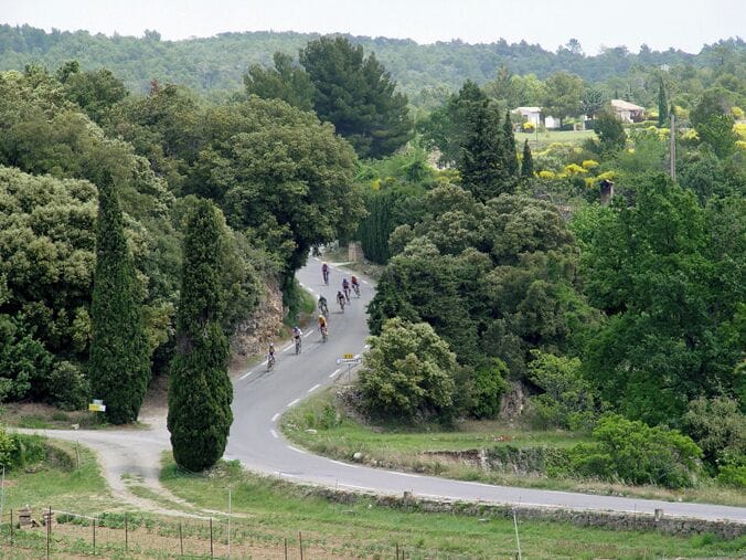 Tourtour, view on road 51