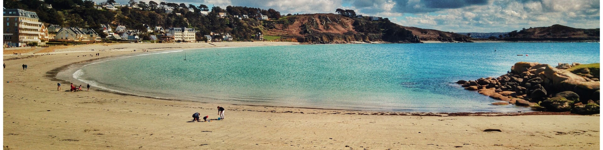 Plage de Trébeurden.