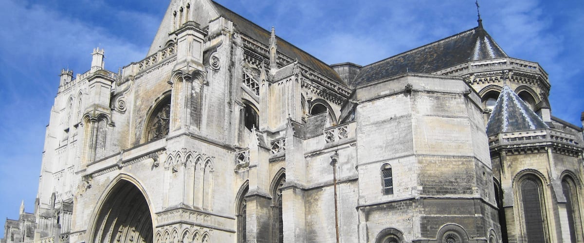 Cathédrale Notre-Dame de Saint-Omer (Pas-de-Calais), France.