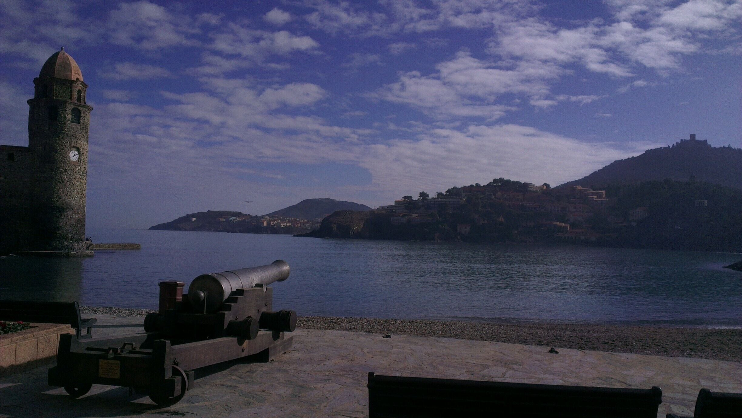 A tiny village on the French Mediterranean, magnificent views in all directions!