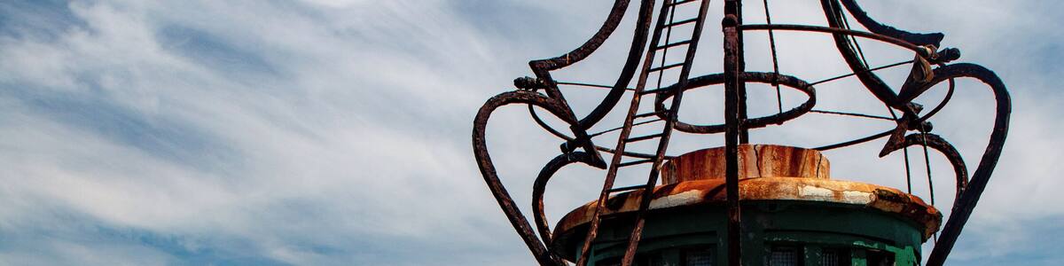 Belltower in Coulioure at the edge of the port.
