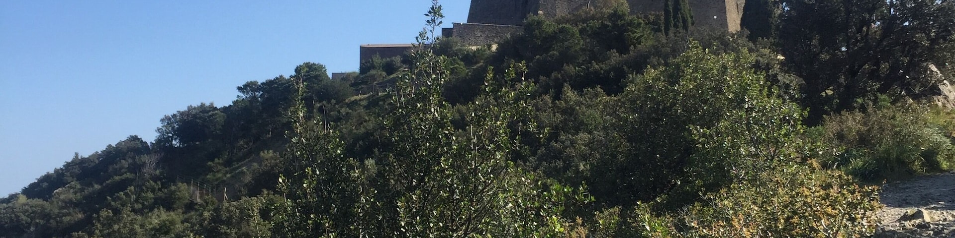 A short lovely hike from Collioure to Fort Saint-Elme. You can also drive or take a small train (only in the summer). From here you can walk to other towers throughout the mountains.