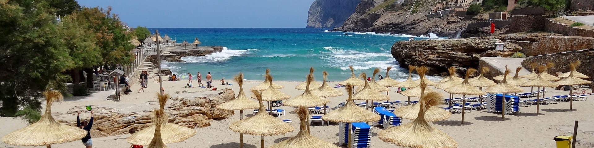 Cala Molins im Ort Cala Sant Vicenç, Gemeinde Pollença, Mallorca, Spanien
