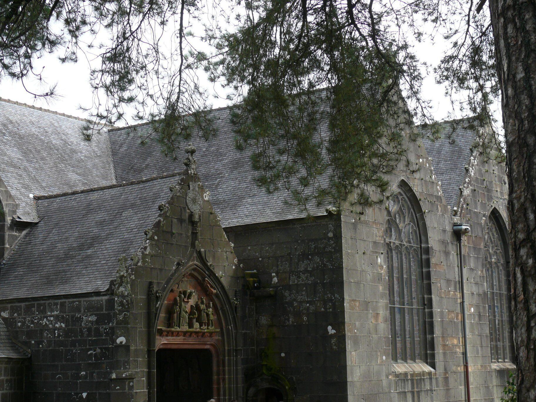 Our-Lady-of-Rumengol's church of Le Faou (Finistère, Bretagne, France).