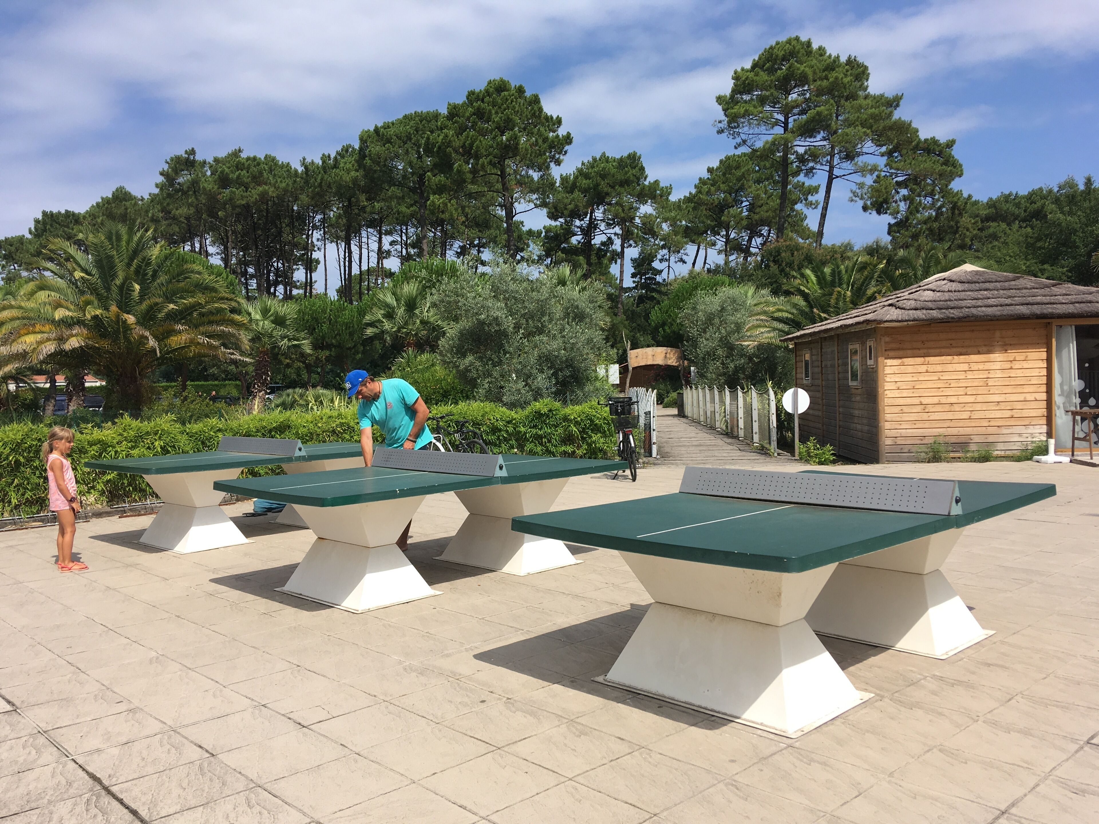 Table tennis, Naturéo resort, Seignosse Océan, Les Landes, France