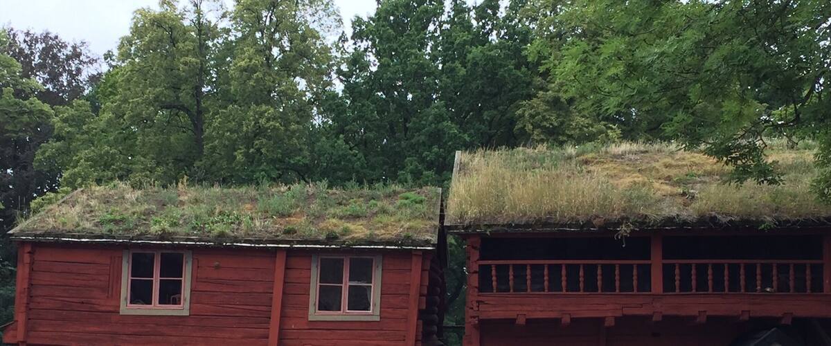 Typica old Swedish house in Örebro