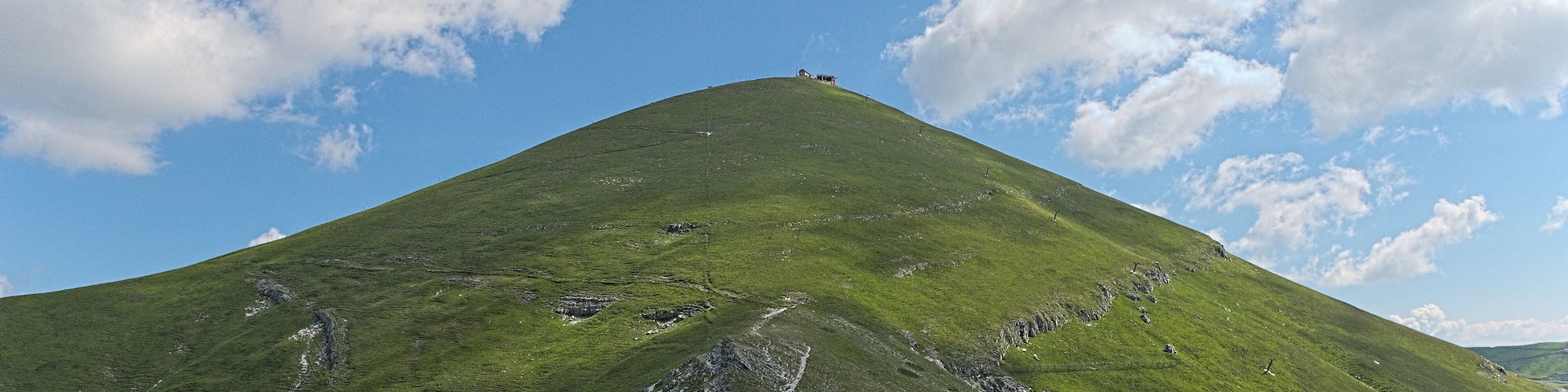 Il Monte Terminilletto visto dal Monte Terminilluccio - Monti Reatini - provincia di Rieti, Lazio, Italia